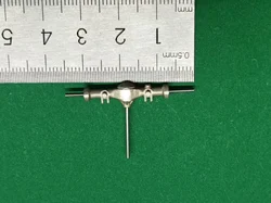 Micro Simulation Bevel Gear Pinion Gear Axle Shaft Copper DIY Model Kit