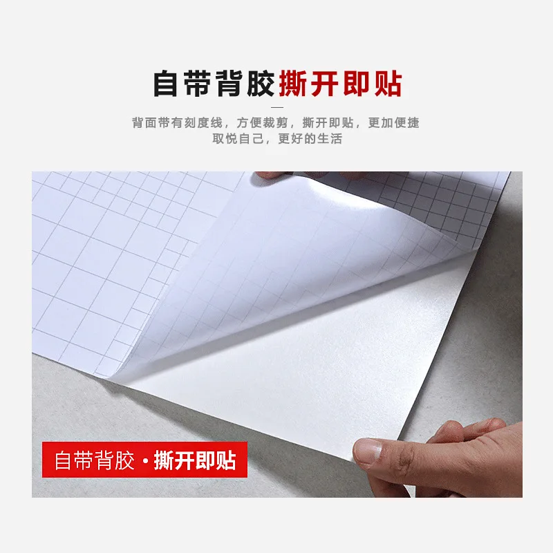 خلفية غير منسوجة ذاتية اللصق ثقافة الرجعية الطوب الأبيض نمط الطوب غطاء الجدار لخلفية مطعم متجر الملابس #4