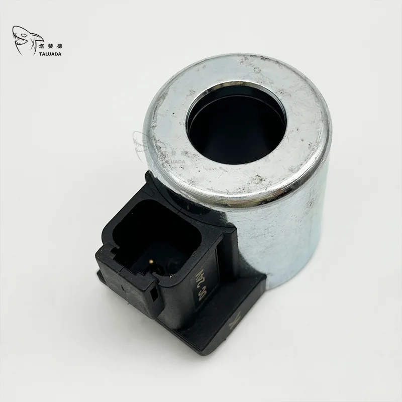 Untuk Liugong Kumparan Katup Solenoid CLG906 CLG907 CLG908 CLG915 CLG922 Suku Cadang Ekskavator Mekanis Kumparan Katup Elektromagnetik