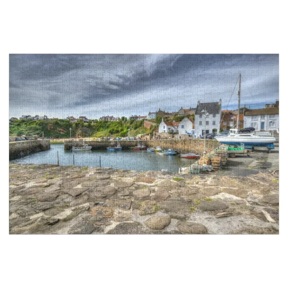 

Crail Harbour Fife Scotland Jigsaw Puzzle Photo Name Wooden Toy Puzzle