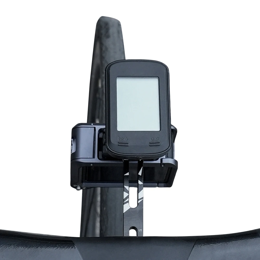 Bike Integrated Handlebar Computer Mount Aluminum Alloy Stopwatch Holder Bicycle Computer Holder for Garmin Bryton