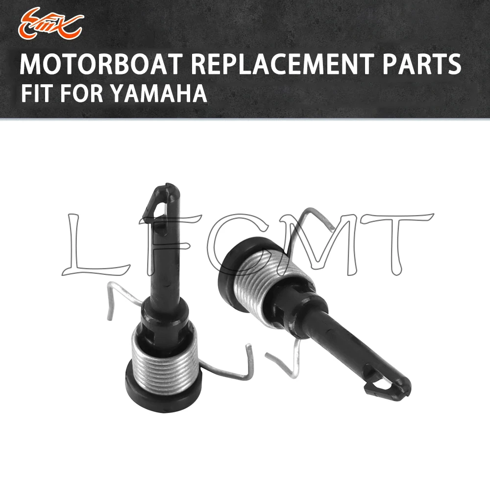 2 Pieces Glove Box Hinge Pin Spring Hardware Clip Fit For YA MA HA PWC GP1300R 2003-2008 GP800R 2005 OE# F0X-6517R-00-00