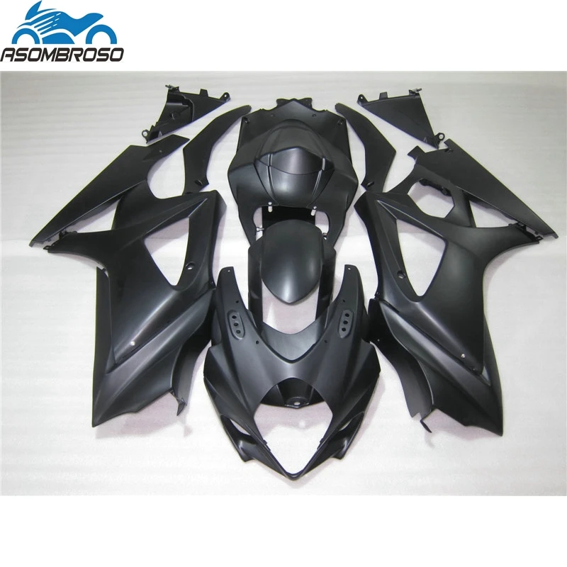 Suit  bodywork Fairing kit for SUZUKI GSXR 1000 2007 2008 black plastic racing gsxr1000 fairings FM40