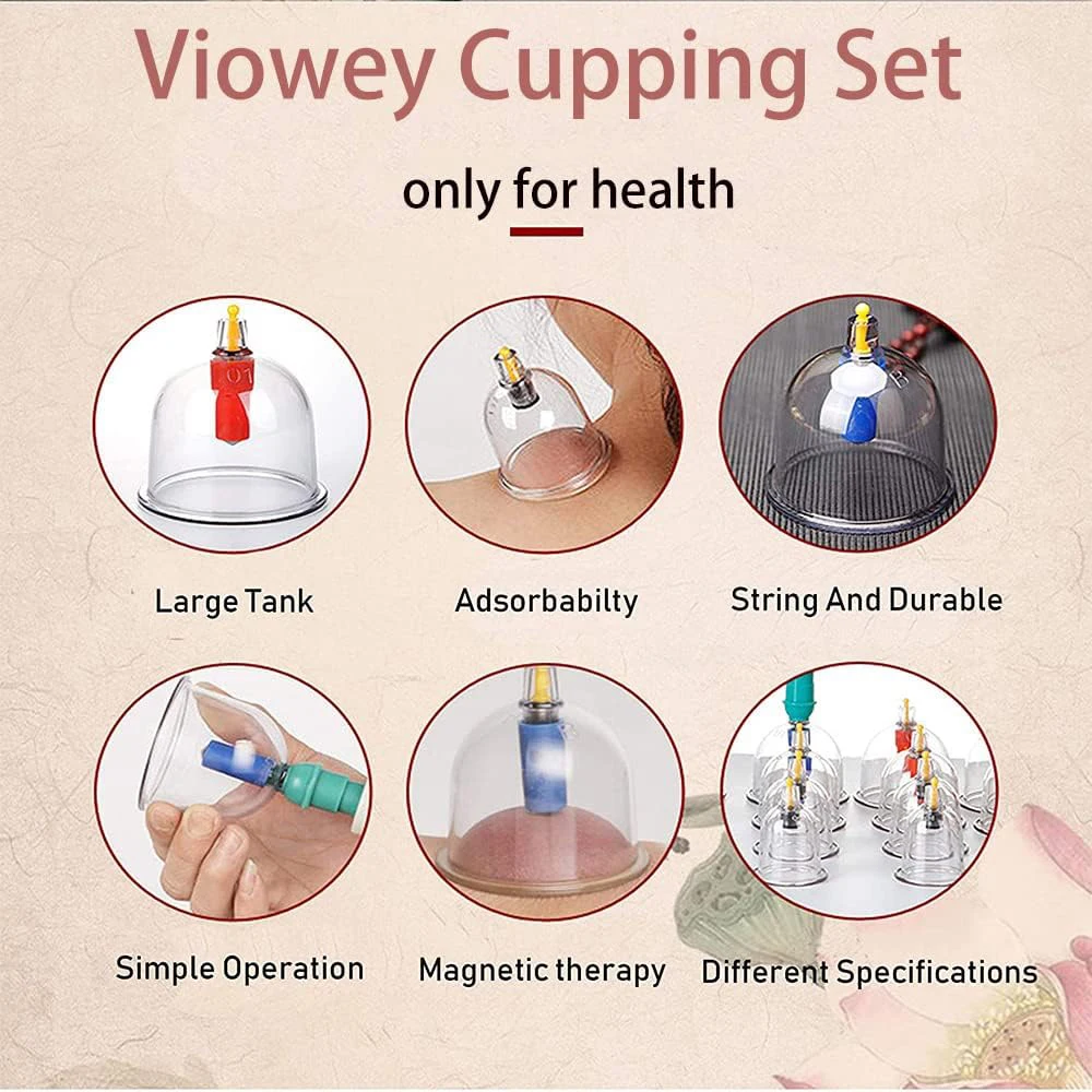 32 Can Household Thickened Vacuum Cupping Machine Non Glass Cupping Machine Health Cupping Machine Massage Tool