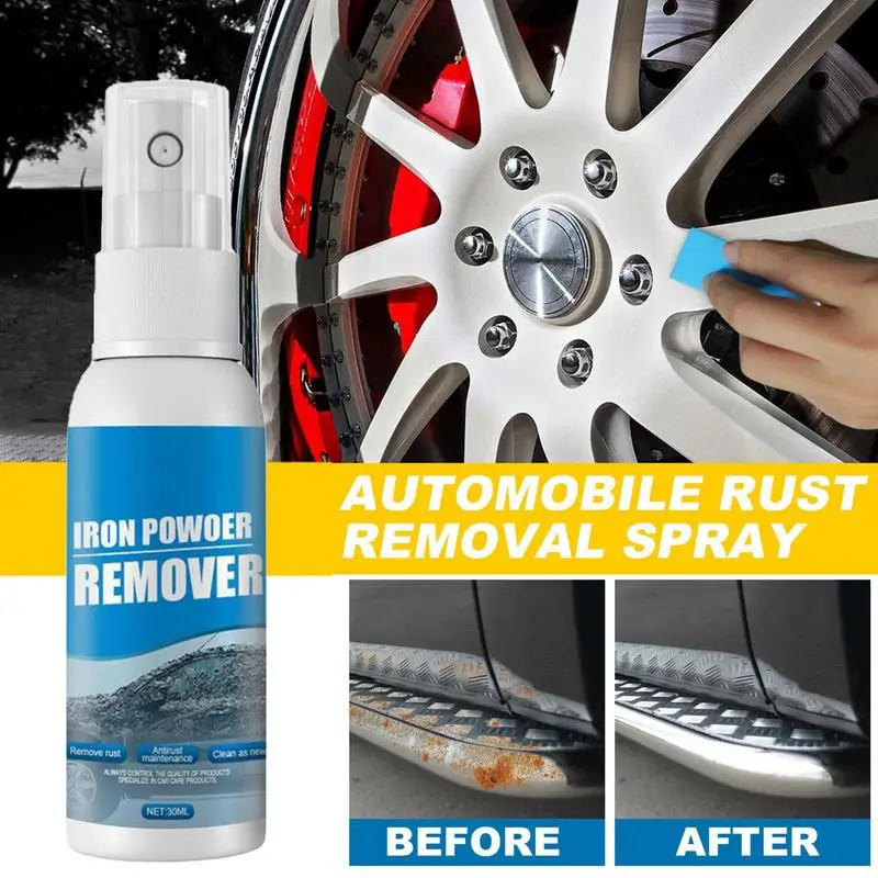 30ml Rust Converter Automotive Rust Reformer Spray Multifunctional Paint Cleaner Car Rust Remover Spray Maintenance Anti Rust