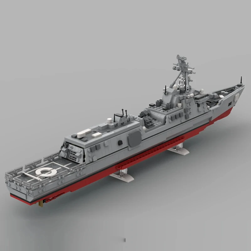 

1039 шт. MOC ВМС США, модель фрегата класса созвездия, сделай сам, сборка, строительный блок, игрушка, детский подарок на день рождения