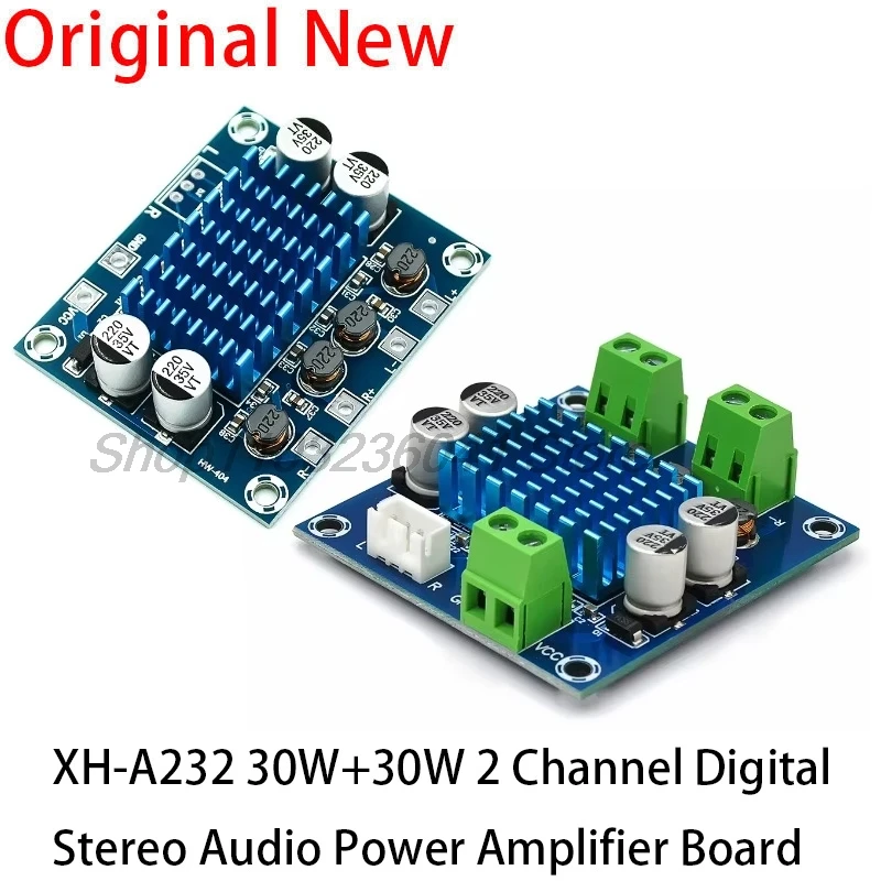 XH-A232 TPA3110 high-definition digital audio amplifier board mp3 amplification module 12V24V 30W+30W channel loudspeaker panel