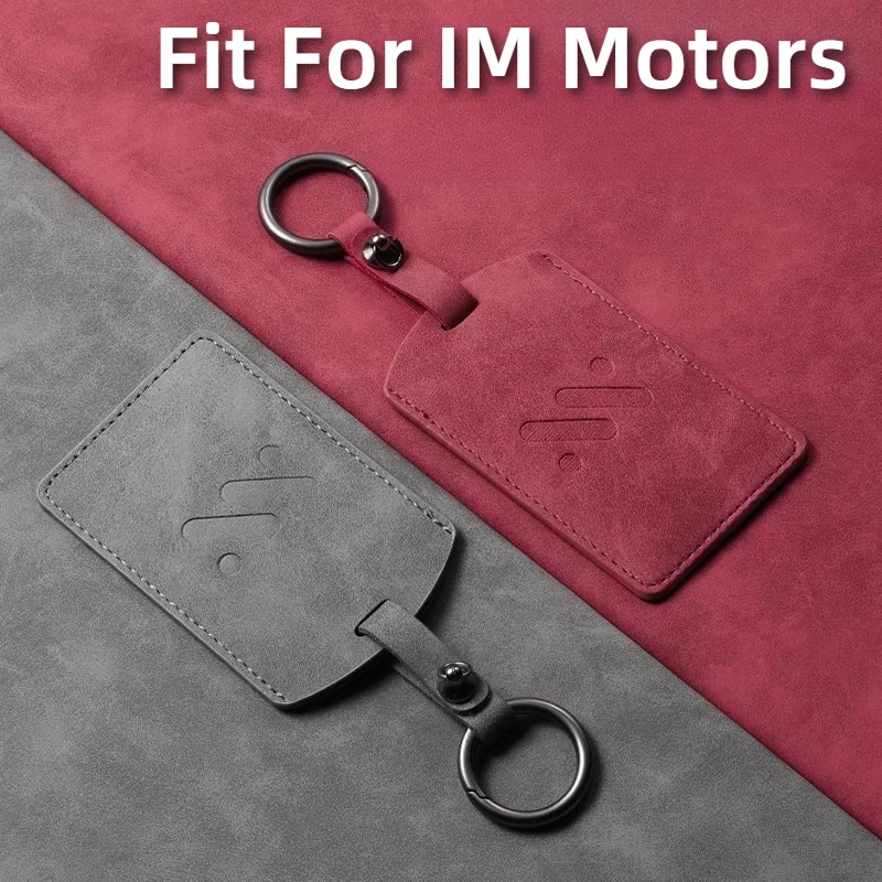 

Fit For IM Motors LS6 New L6 L7 LS7 Car Key Card Holder NFC Smart Card Case Suede Protective Shell