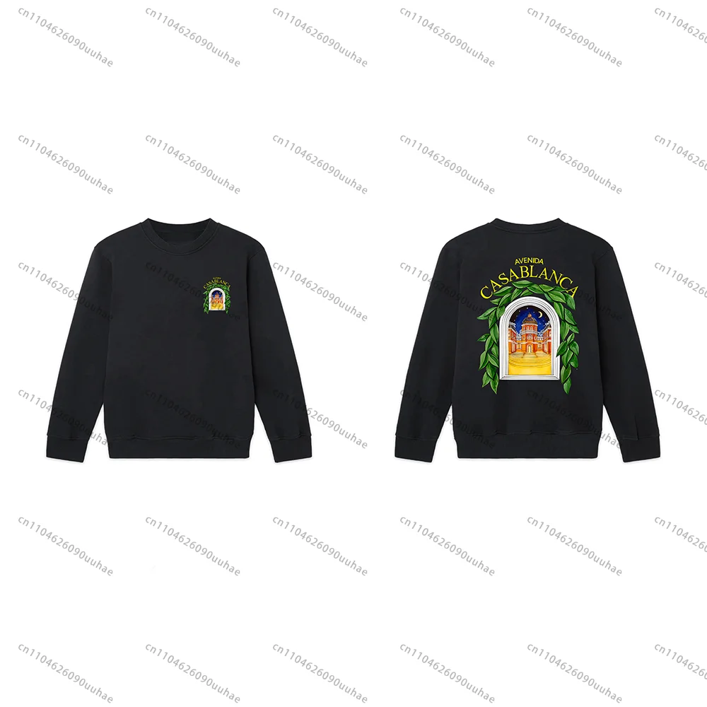 Marque de mode sweat à capuche imprimé décontracté rétro à capuche automne hiver manches longues hommes 100% coton sweat à capuche surdimensionné