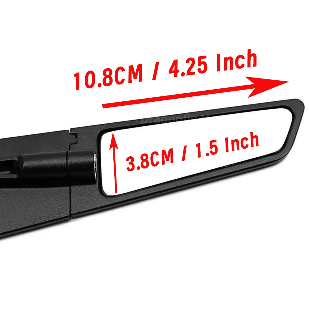 For Super Soco Cpx Cumini Cux TC 50 Max New Advanced Modified Motorcycle Rearview Mirror Fixed Wind Wing Adjustable Rotation