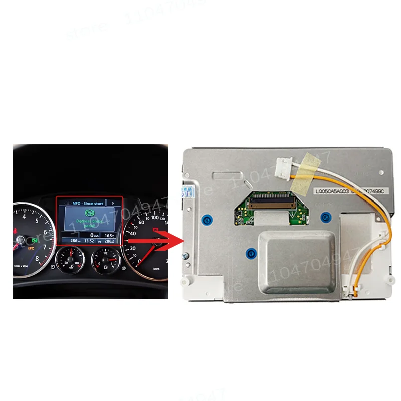LQ050A5AG03 LQ5AW136 Brand New 5Inch LCD Display Screen for 2009Tou a Reg Be n.ley Me.rc Ede SPos Chi Car DVD Audio