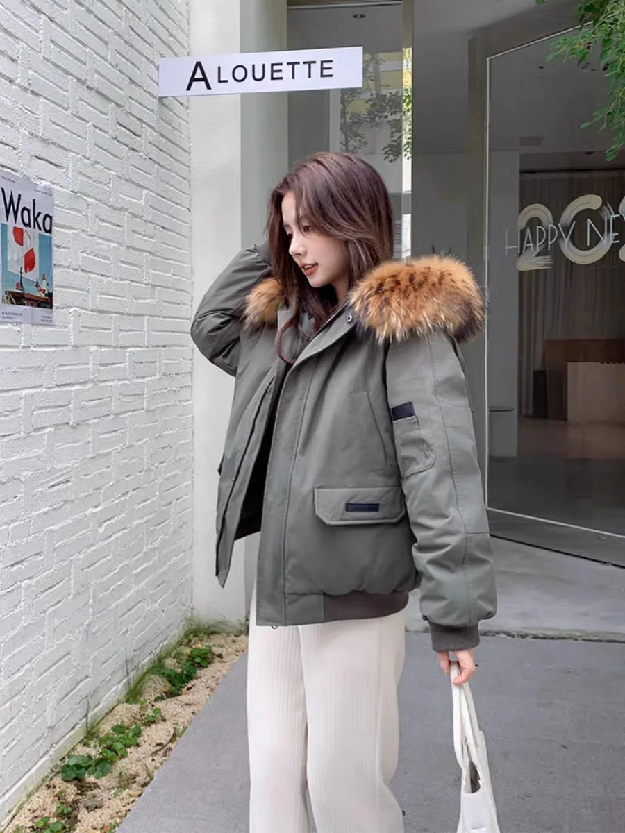 

Женская теплая осенняя парка в корейском стиле, свободного кроя, на молнии, с регулируемым шнурком, уютная, многослойная, для активного отдыха