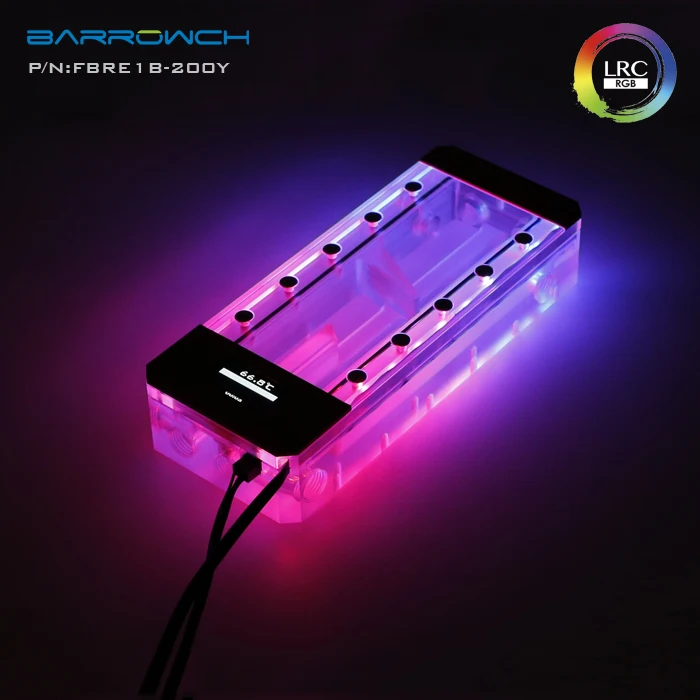 

Barrowch FBRE1-Y BoxFish Reservoirs LRC 2.0 Acrylic Square Smart Digital Reservoirs Real-time Temperature