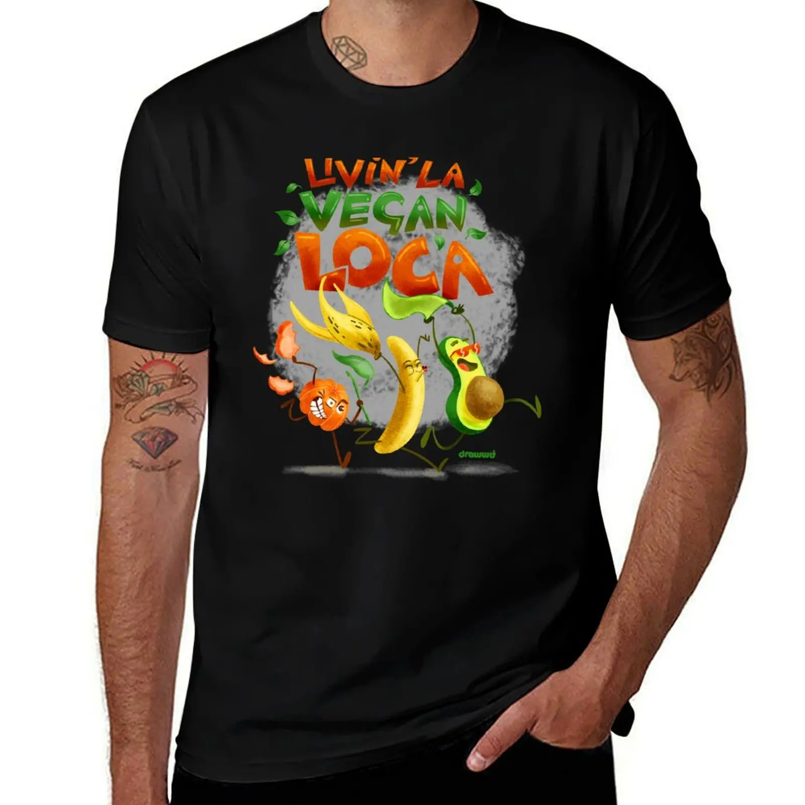 Livin' La Vegan Loca T-Shirt cheap stuff rapper graphic tees graphics funny t shirts men