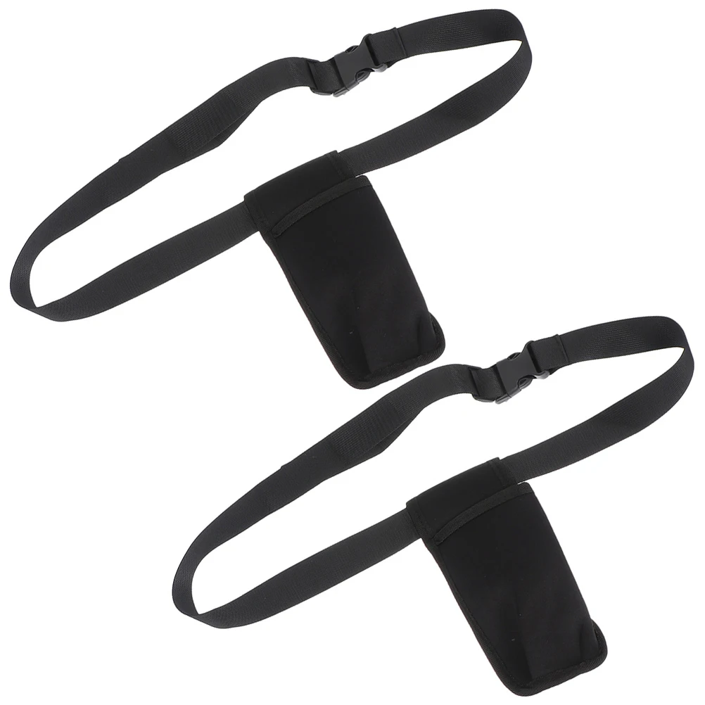 

2pcs Essential Oil Waist Pouch Masseur Bottle ganizer Lotion Storage Bag Adjustable Salon Use Practical Stable Quality