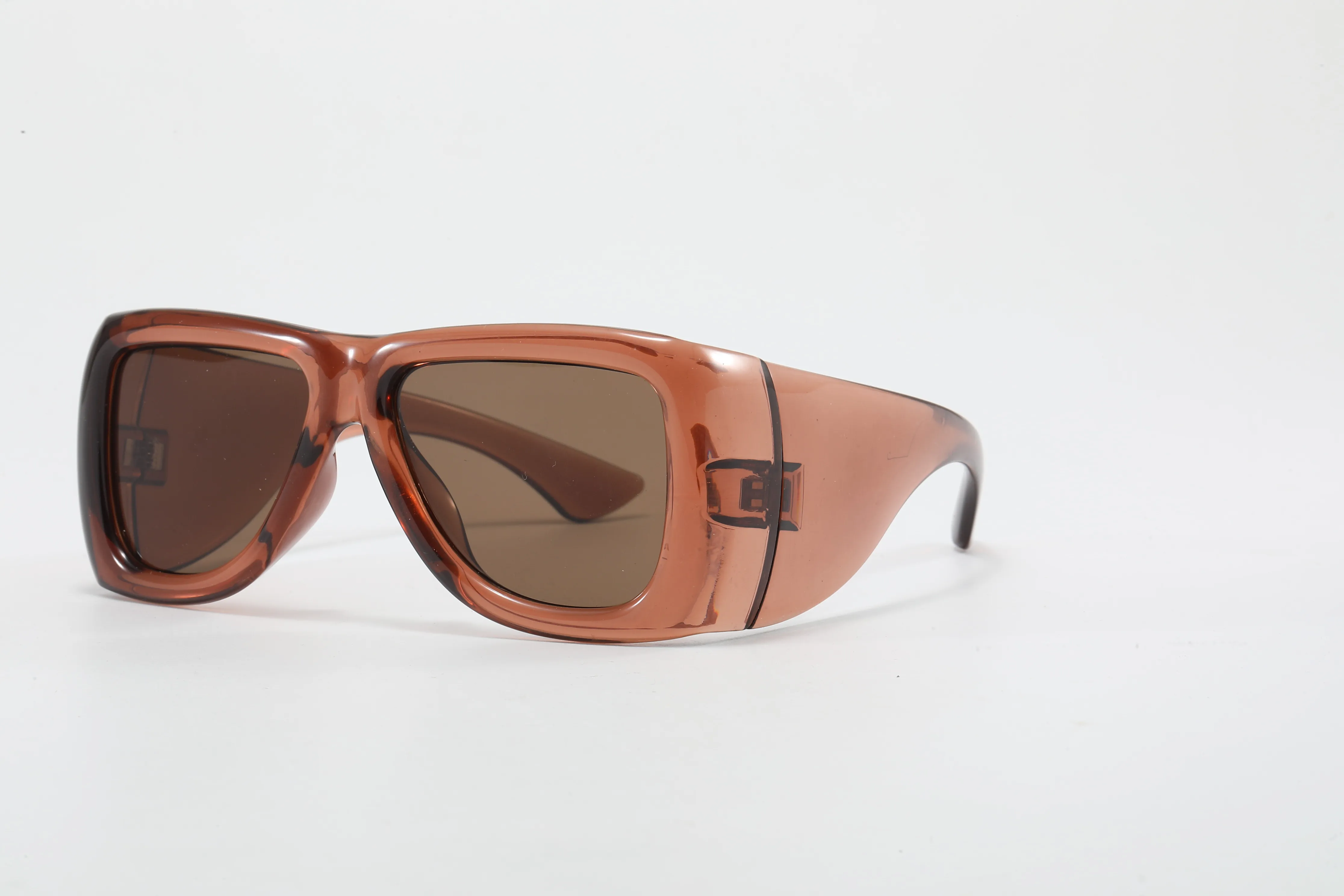 2026 Neue Mode Übergroße Quadratische Y2K Sonnenbrille für Damen Luxusmarke Schwarze Punk-Sonnenbrille für Herren Coole Hip-Hop-Sonnenbrille für Draußen – Detail 15