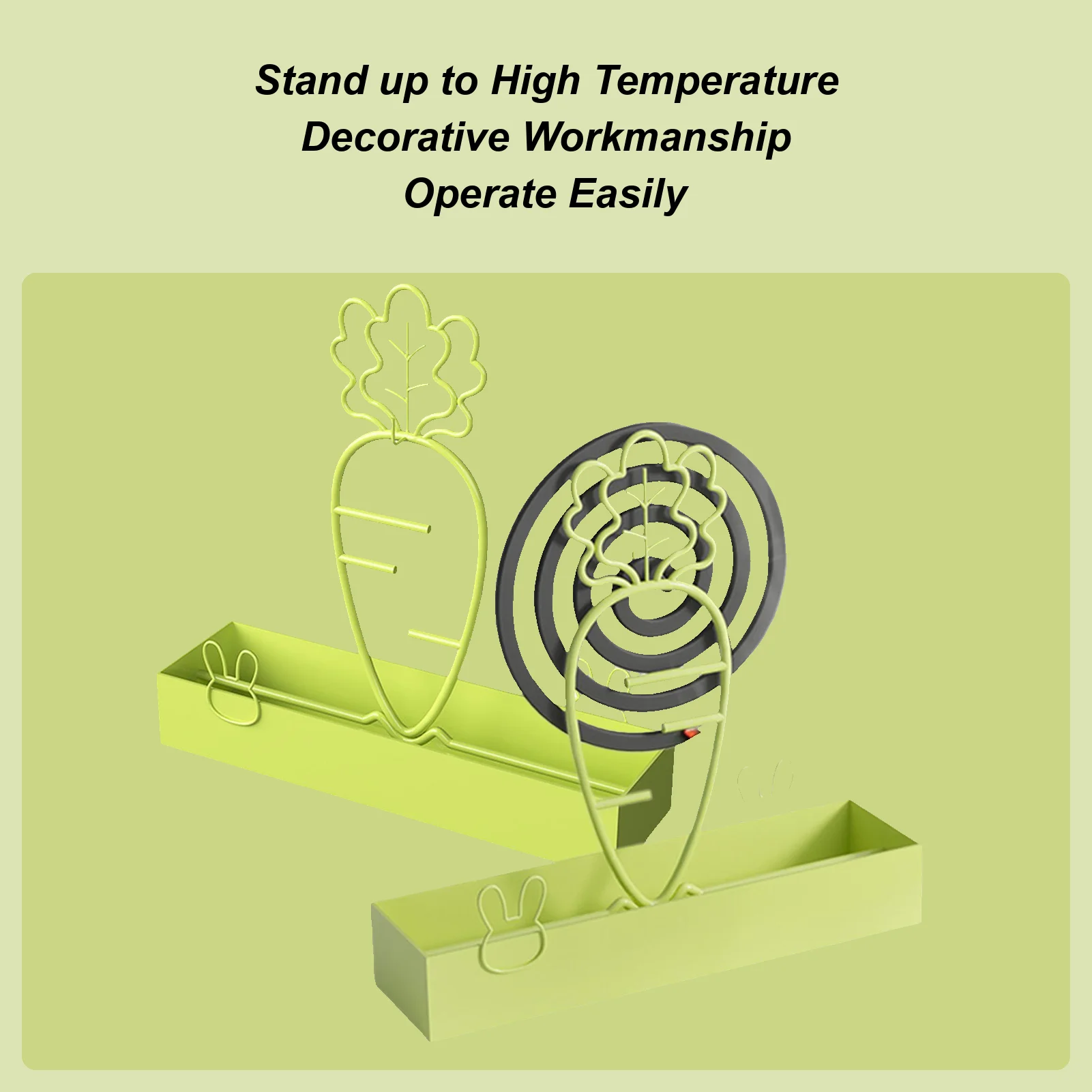 

2Pcs coil Incense Holder Portable Incense Burner Frame Iron Mosquito Coil Holder Incense Burner Holder Rack For Household