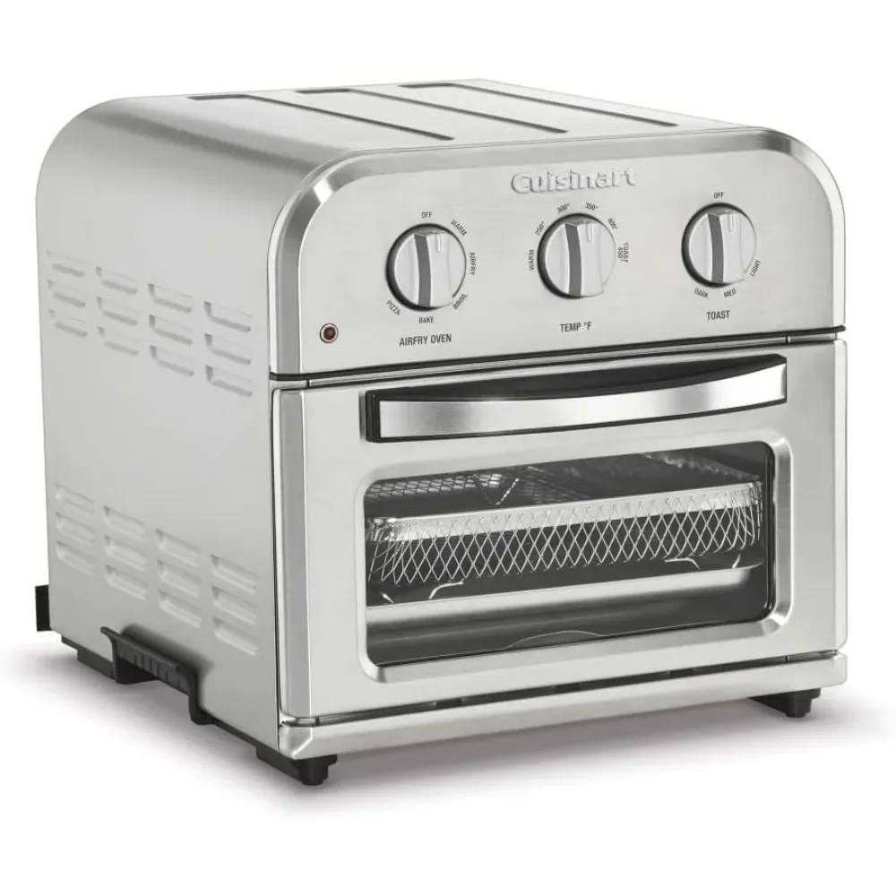 Compact Airfryer Toaster Oven, 1800-Watt Motor with 6-in-1 Functions and Wide Temperature Range