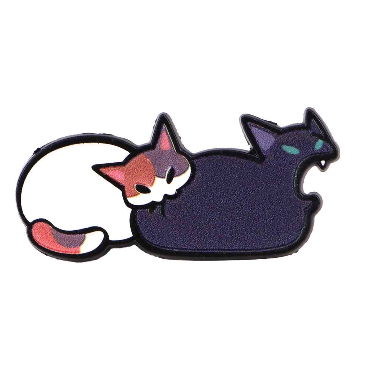Niedliche Katzen-Emaille-Anstecknadeln Lustige Cartoon-Katzen-Broschen für Rucksäcke Taschen Hüte Kleidung Reversnadeln Modeschmuck Geschenke für Katzenliebhaber