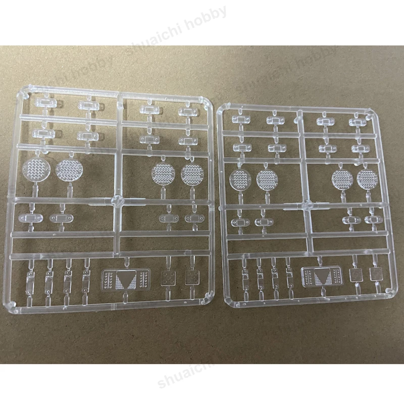 1Set Transparent Lampshade for 1/14 Scale Trailer Model Black Lamp Base Simulation Truck Position/Tail Light DIY Decoration Part