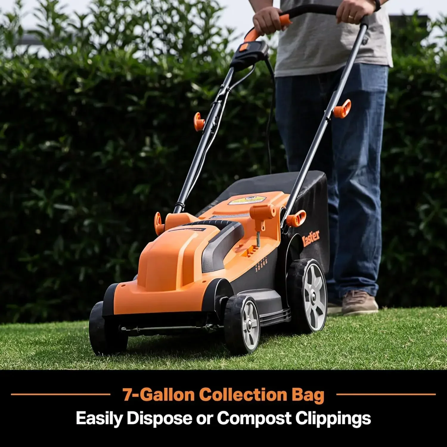 11 Amp 15 Inch Corded Electric Lawn Mower