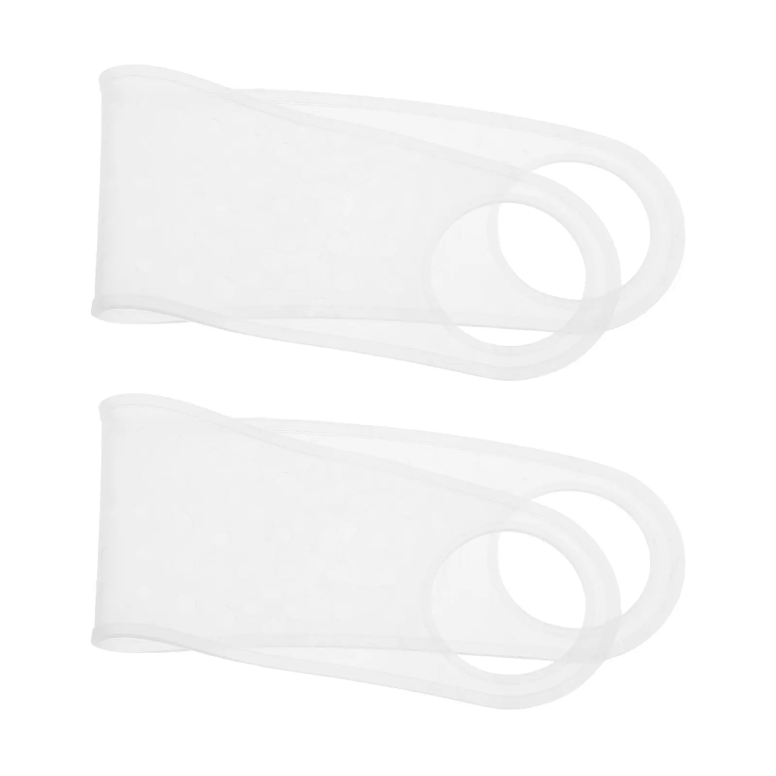 2 Pezzi Fascia Modellante Viso in Silicone per Sollevamento Linea Mascellare e Riduzione Doppio Mento, per Dormire, a Forma di V, Vestibilità Confortevole, per Uso Notturno