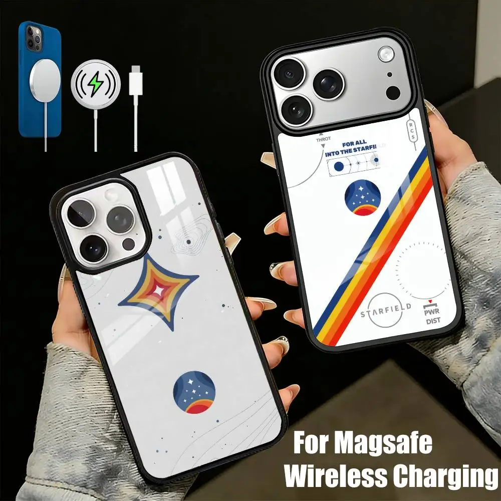 Game S-StarfieldS HD-Printing Phone Case For iPhone17,16,15,14,13 Plus,Pro Max Magnetic For Magsafe Wireless Charging