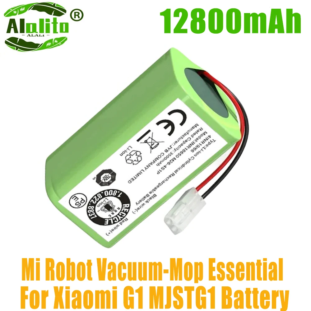 Original Replacement Battery H18650CH-4S1P For XiaoMi MiJia Mi Robot Vacuum-Mop Essential G1 MJSTG1 SKV4136GL 2600mAh 12800mAh