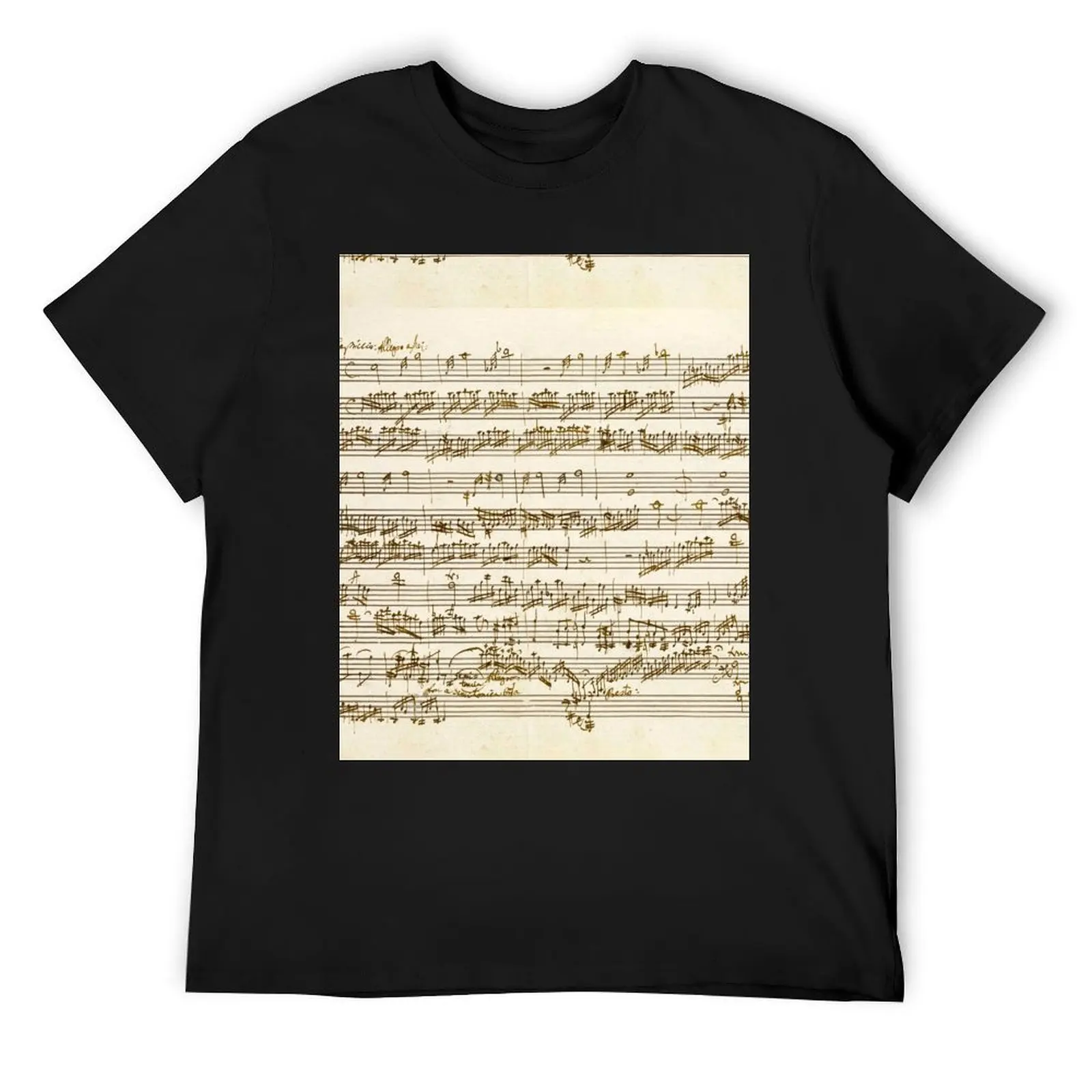 

Mozart Amadeus Mozart original manuscript score T-Shirt