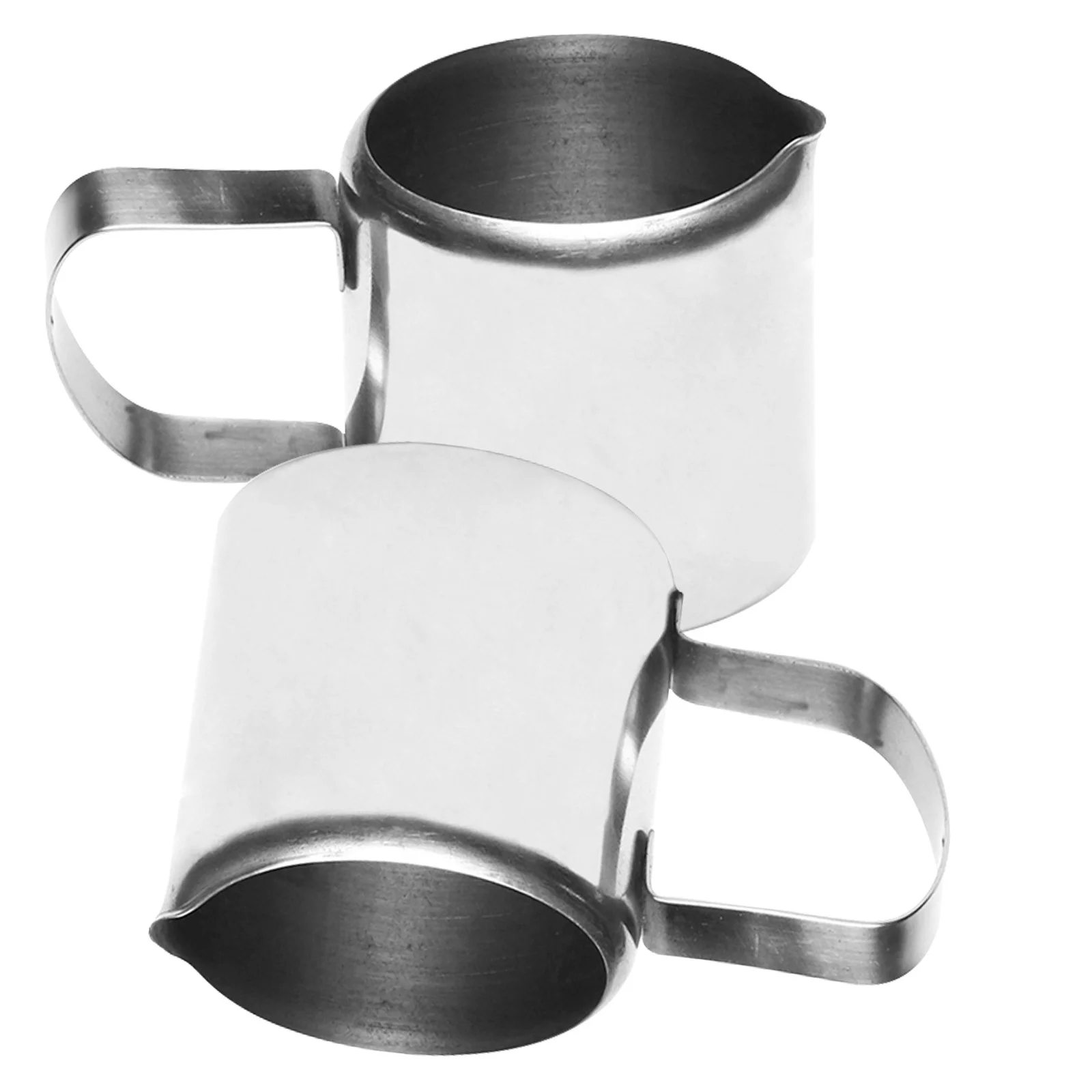 

2Pcs Stainless Steel Mini Milk Jugs Sauce Holders Cream Dispensers for Coffee Supplies Honey Sauce Storage Milk Holder