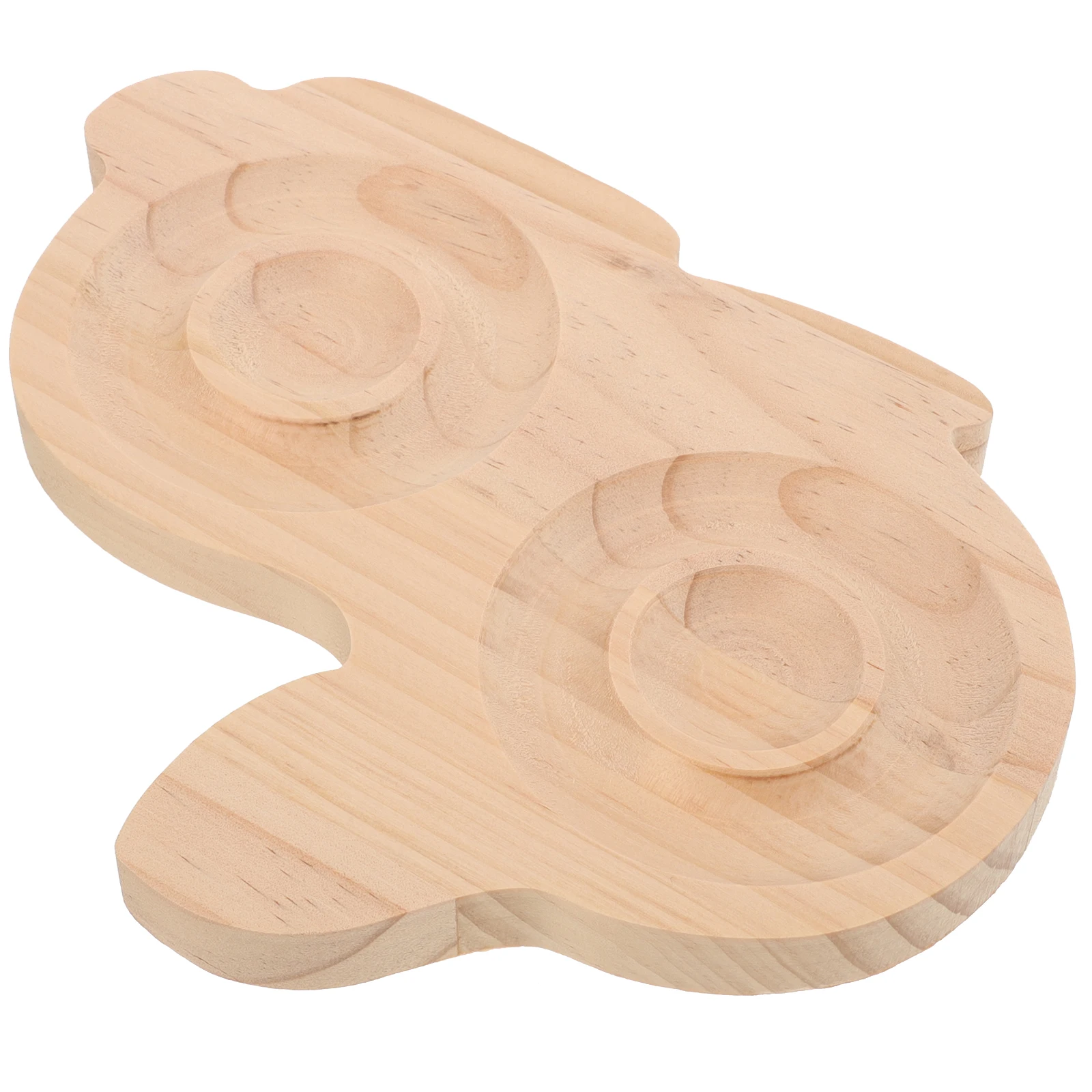 

Rabbit Bead Tray Wood Jewelry Dish Large Easter Bunny Shape Bracelet Chain Key ganizer Earring Display Storage Solution