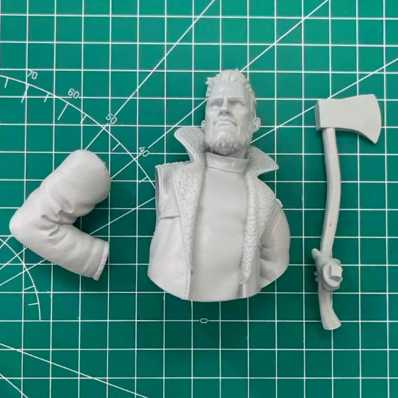 Kit de modèle de buste en résine moulée sous pression, échelle 1/10, Statue du bûcheron, non assemblée et non peinte