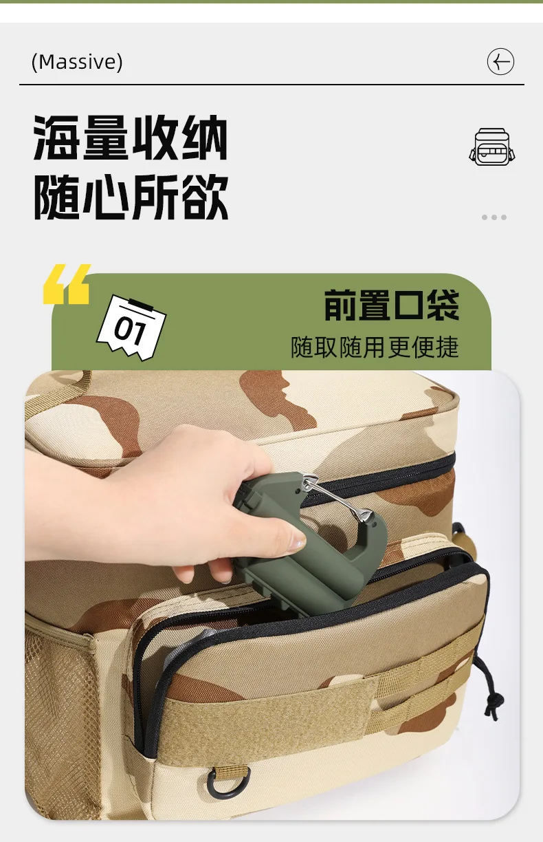 1pc Insulated Backpack Cooler Large Capacity Oxford Cloth Backpack Outdoor Travel Beer Bag Waterproof PEVA Lined Ice Bag