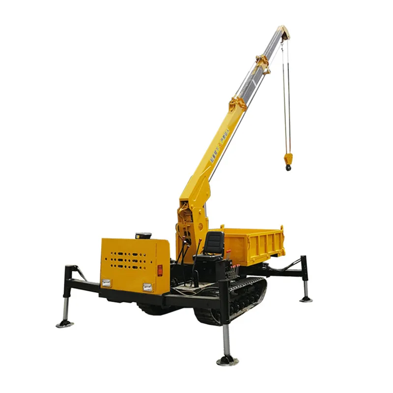 Lifting smooth crawler truck-mounted crane