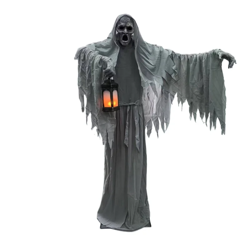 

Lantern white robe zombie halloween horror character ornament haunted house escape decoration