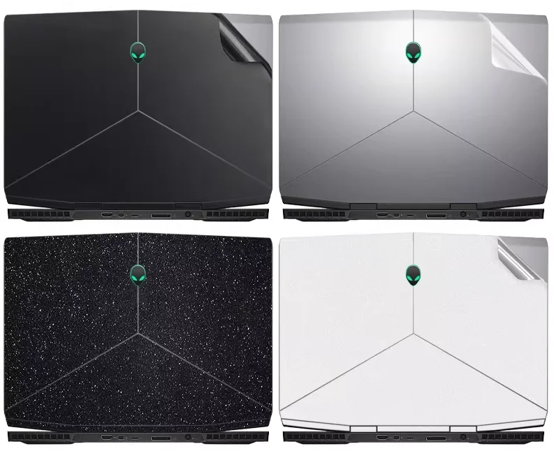 Laptop Skins for Alienware M15 R5 R6 R7 X16 M16 R1 R2 M17 R4 R5 Solid Vinyl Stickers for ALIENWARE X14 X15 X17 R1 R2 Film Decal
