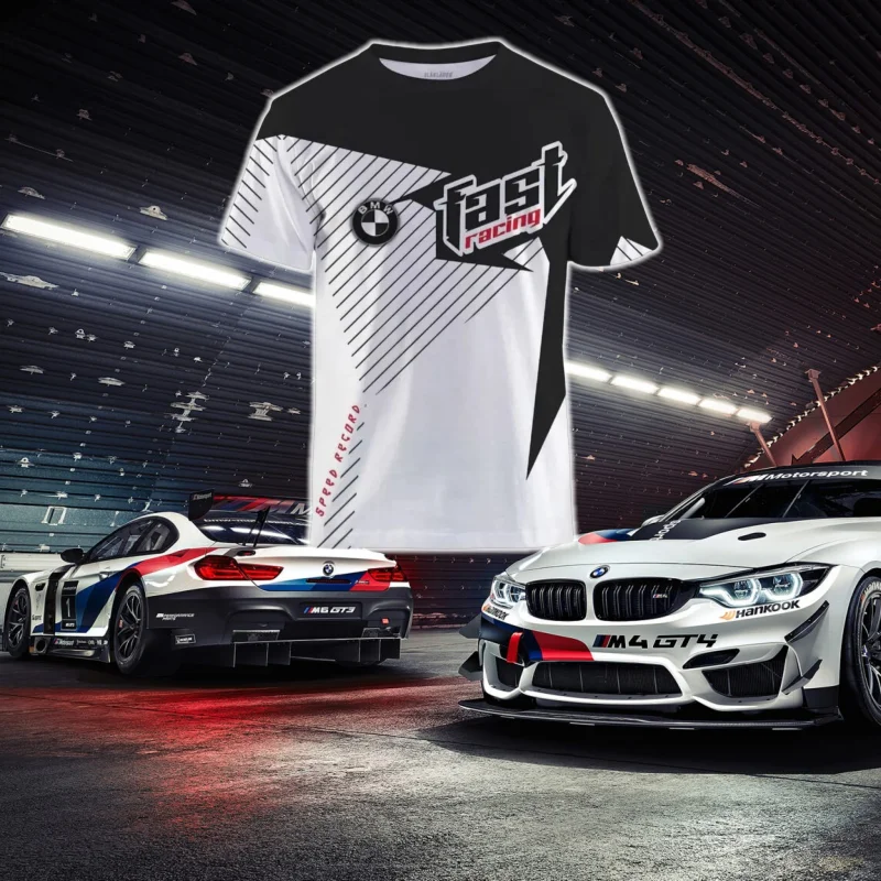 

2025 New BMW Men's Quick-drying T-shirt High-end Luxury Car Brand Short-sleeved Summer Casual Sports Off-road Motorcycle Top