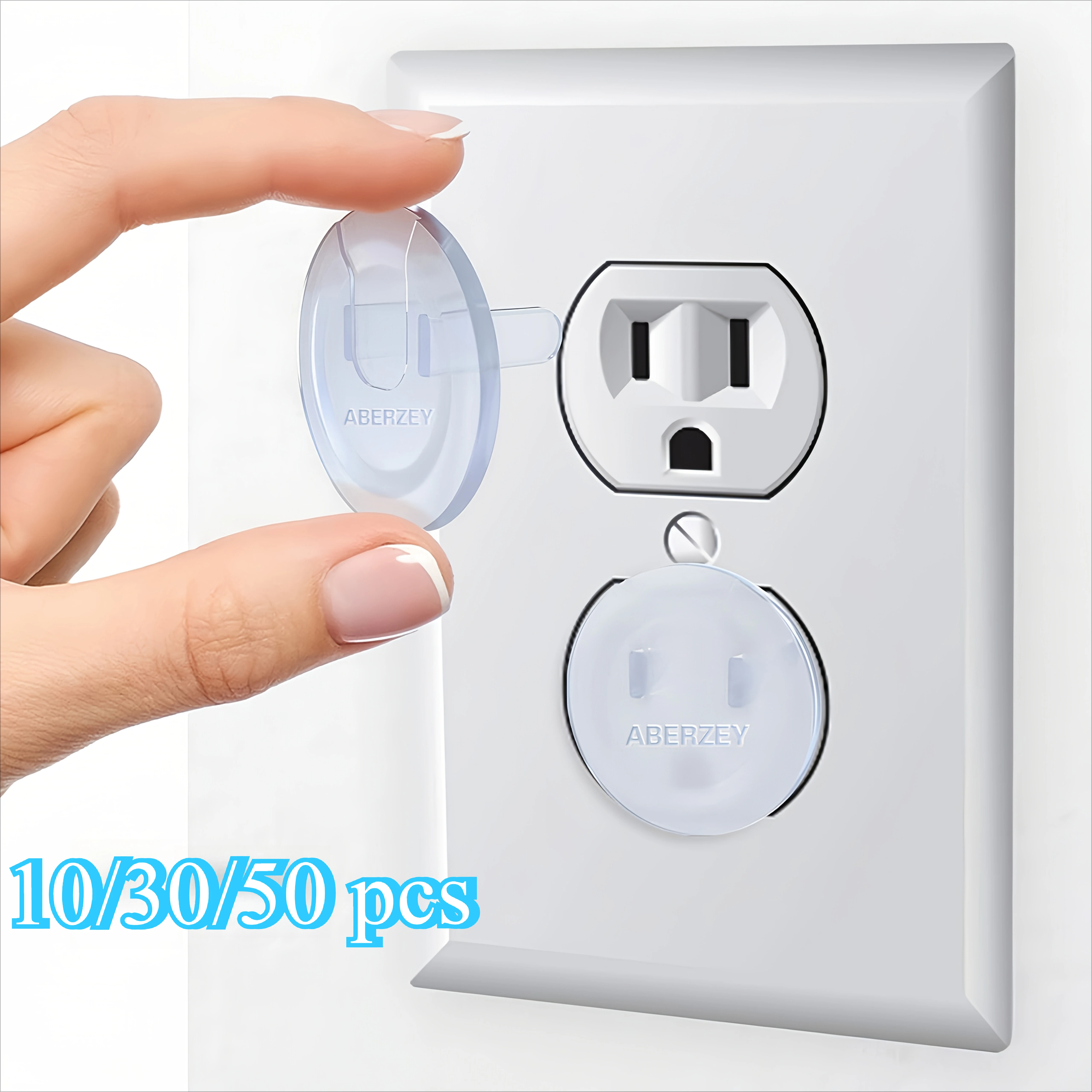 10/30/50Pcs American Standard Electric Outlet Plug Protector Child Toddler Safety Anti-Electric Shock Home Security Accessories