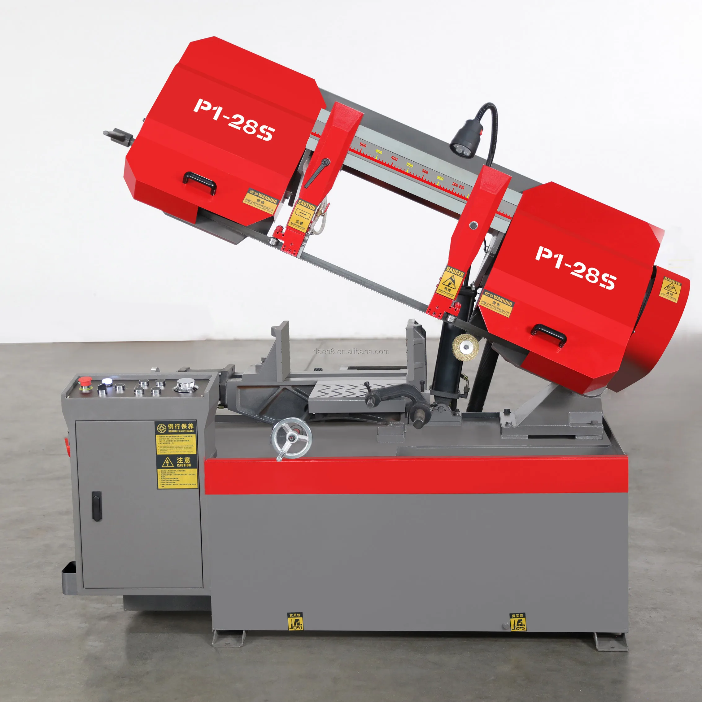 Multi-type 60 cm height horizontal metal beam steel band saw new scissor type band saw machine metal cutting