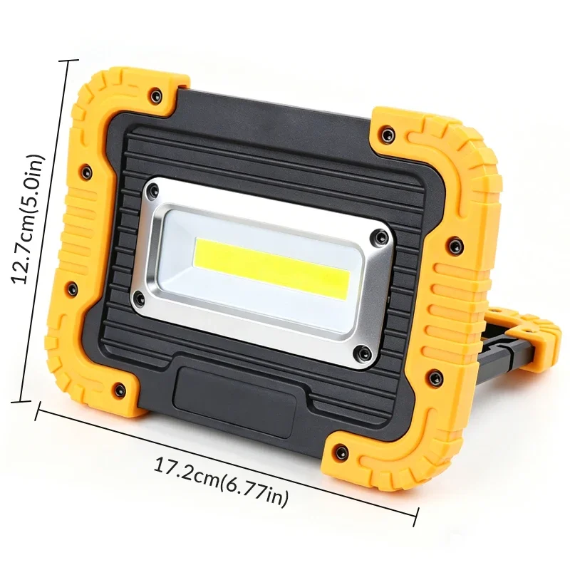 Mini portable camping light rechargeable outdoor bright flashlight emergency lighting maintenance work light floodlight