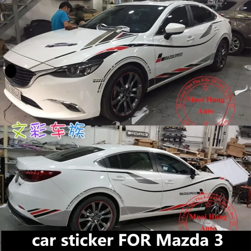 

New car sticker FOR Mazda 3 appearance modified fashionable sports decal and film accessories