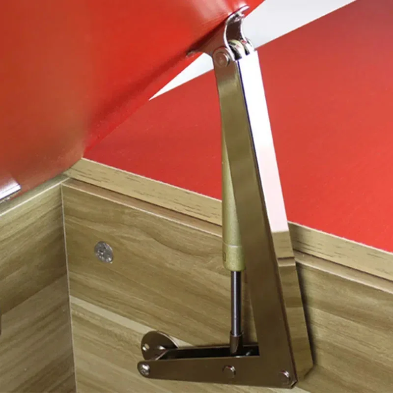 دعامات غاز شديدة التحمل 60N-200N مفصلات دعم غطاء إغلاق ناعمة أوتوماتيكية بطيئة الخفض آمنة غطاء هوائي رافع نوابض غاز