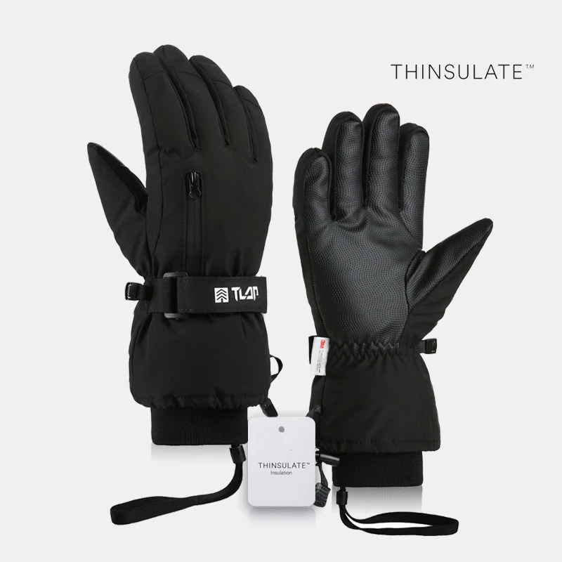 

Зимние мотоциклетные теплые перчатки, водонепроницаемые велосипедные перчатки, ветрозащитные перчатки с сенсорным экраном, для занятий спортом на открытом воздухе, лыжные перчатки унисекс с полным пальцем