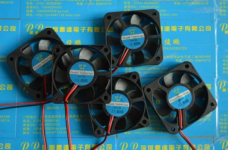 

30pcs NEW 5010 50MM 5CM 50*50*10MM DC5V 12V 24V Cooling fan 0.1A 2pin