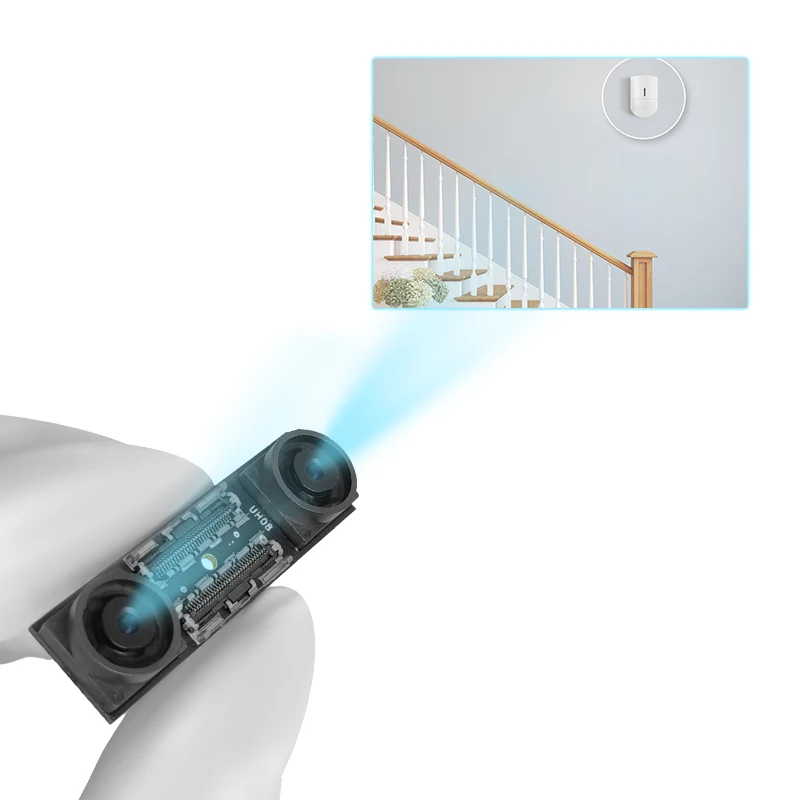 

Customized S5K2M8 IMX586 Dual Lens Camera Binocular Video Doorbell Camera Sensor Module With Connector In The Middle