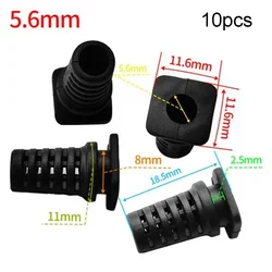 10PC Cable Gland Connector Kit Rubber Strain Relief Cord Power Tool Cable Sleeves 2.8mm-5.6mm Cable Sleeve Wire Connectors Parts