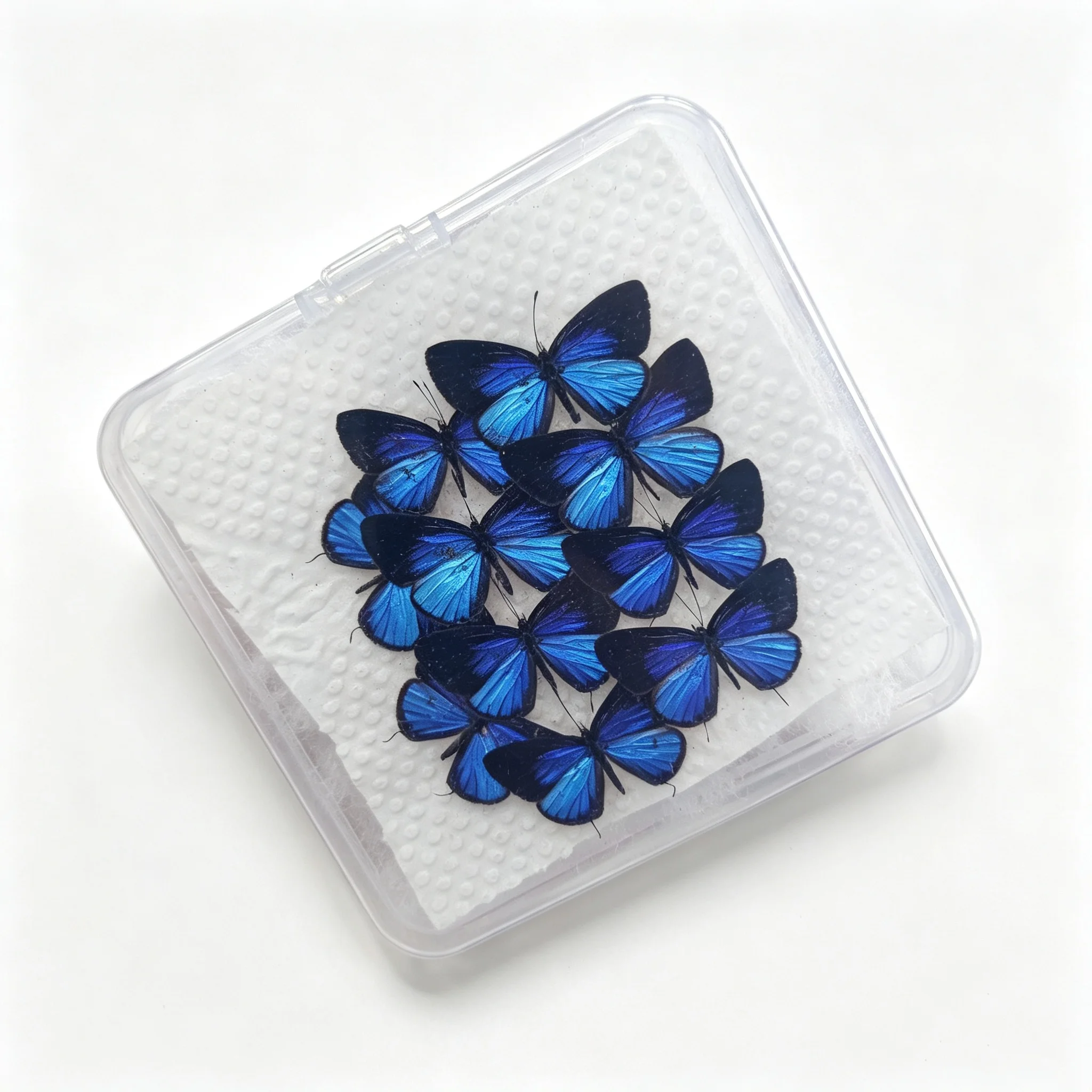 5-100pcs natural Real Butterflies Specimen (Jamides bochus）