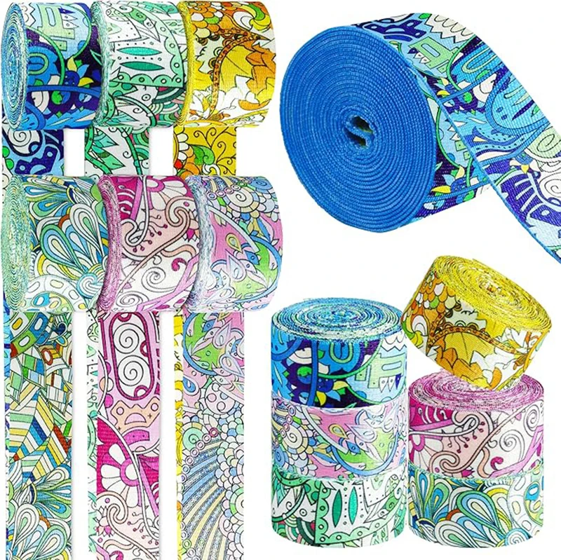

1/2/3/4/5Meters 38mm Jacquard Nylon Webbing Tape Sewing Trimming Material Backpack Decoration Ribbon Strap Canvas Webbings Sling