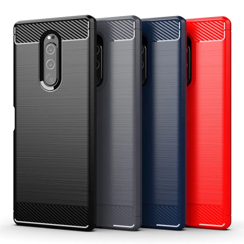 For Sony Xperia 1 J8110 J8170 J9110 Case Shockproof Soft Silicone TPU Back Cover Phone Case for Sony Xperia 1 Sony1 J9150 SO-03L