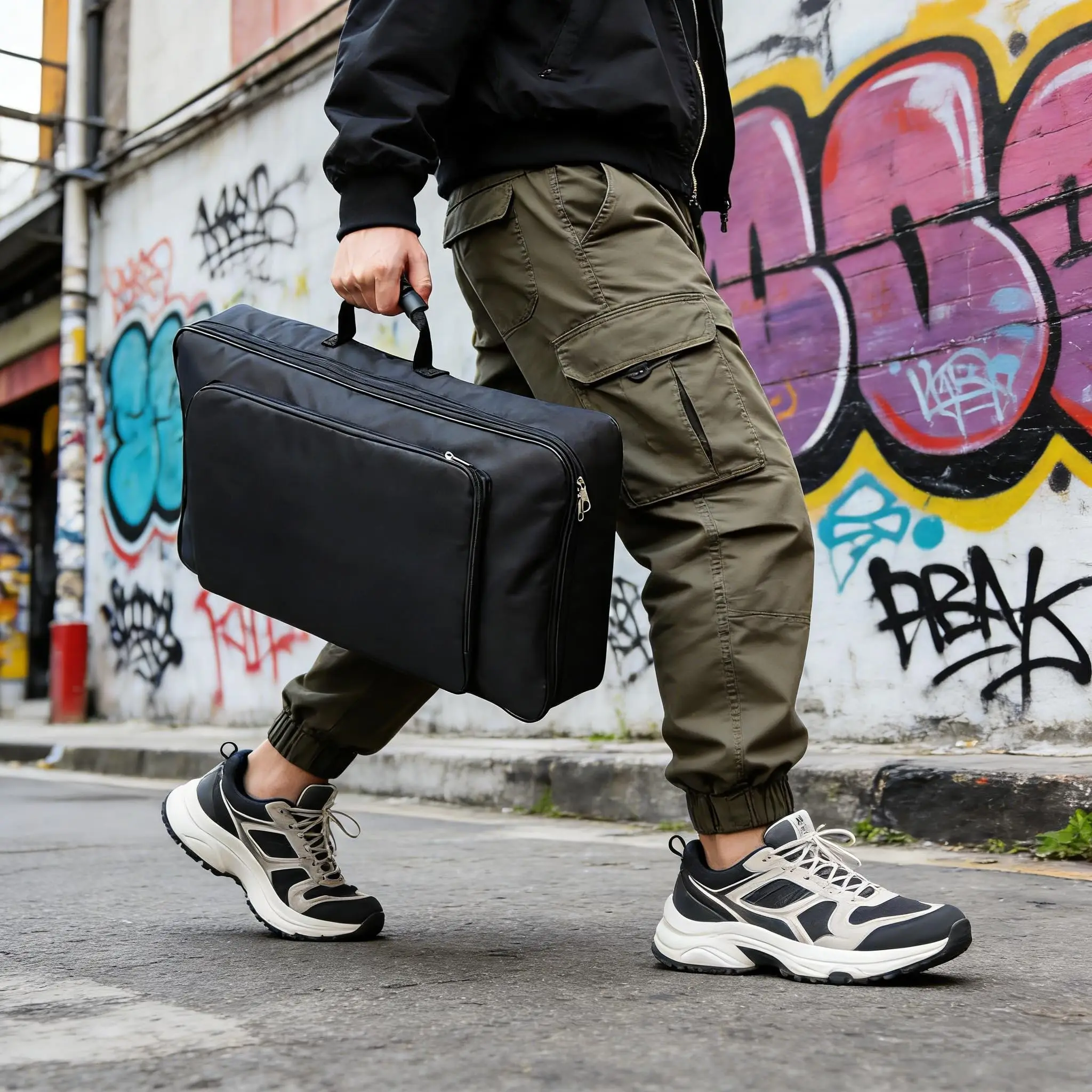 Guitar Portable Gig Bag for Micro Controllers, Keyboards, and Multi-Effects Pedals, Carrying Bag Large Capacity Pocket Ideal
